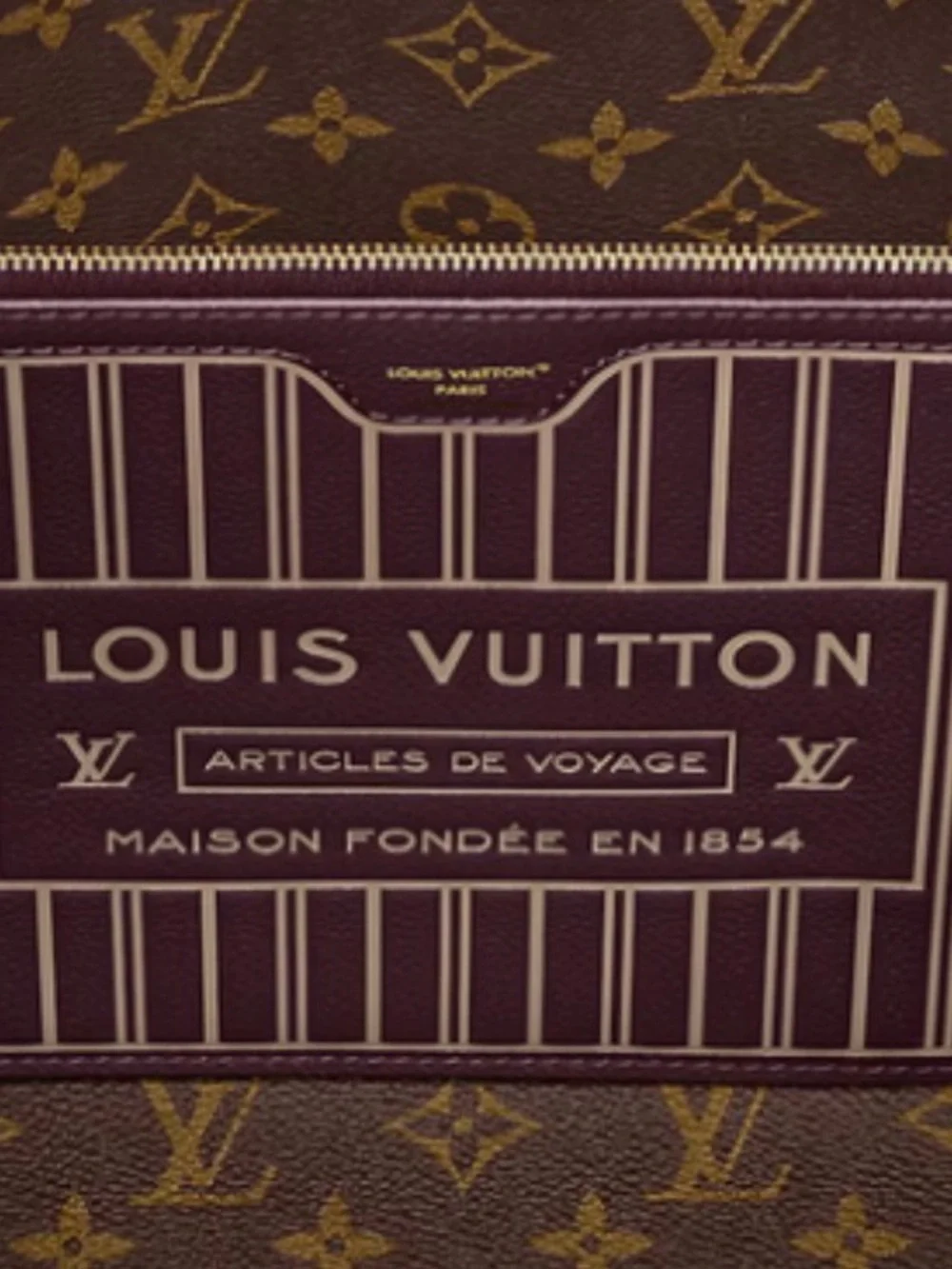 Louis Vuitton Inside Out Neverfull Pouch - Picture 3 of 6